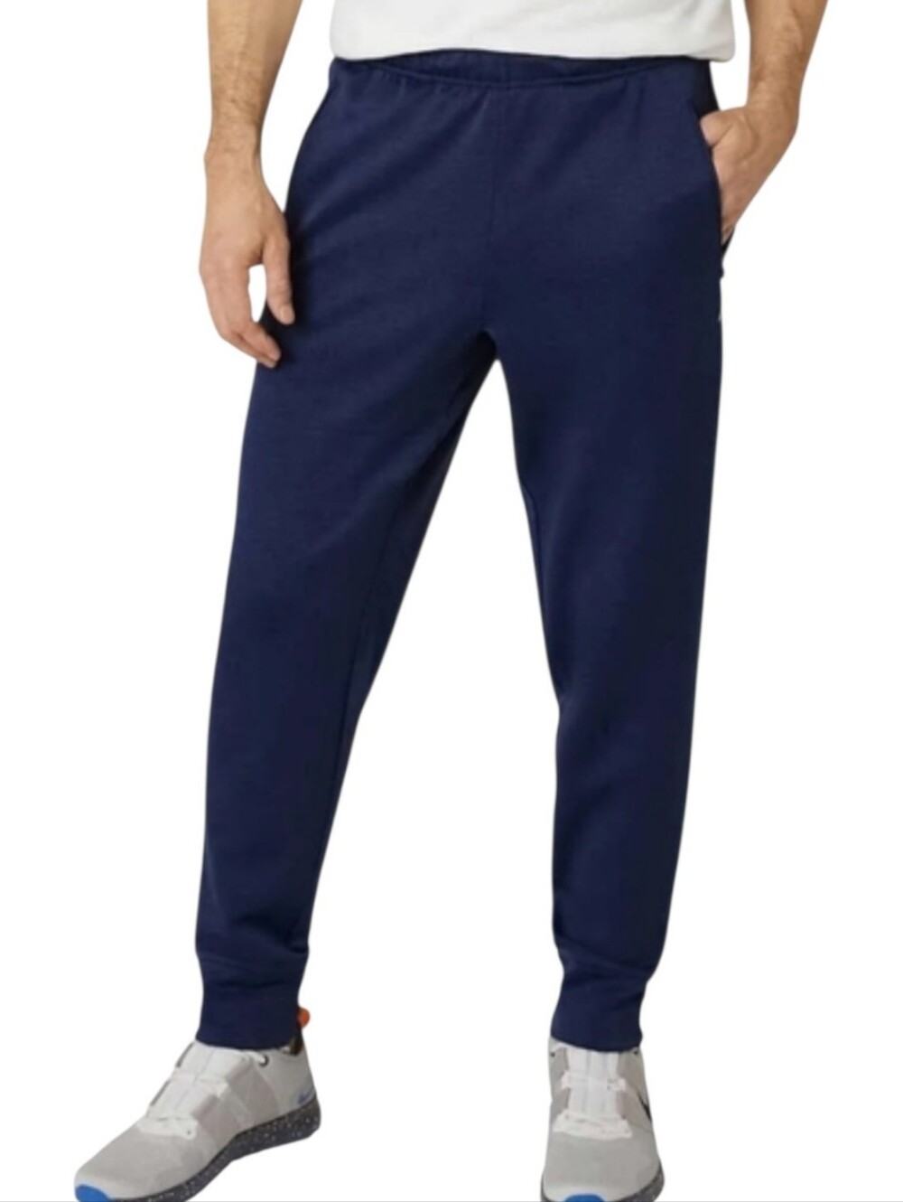 Eddie Bauer Men's Blue Performance Joggers Large Relaxed Fit Activewear Running